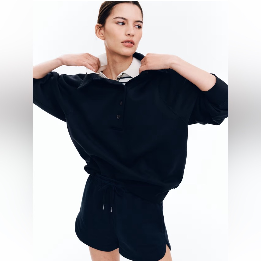 H&M Women's Black Athletic Shorts